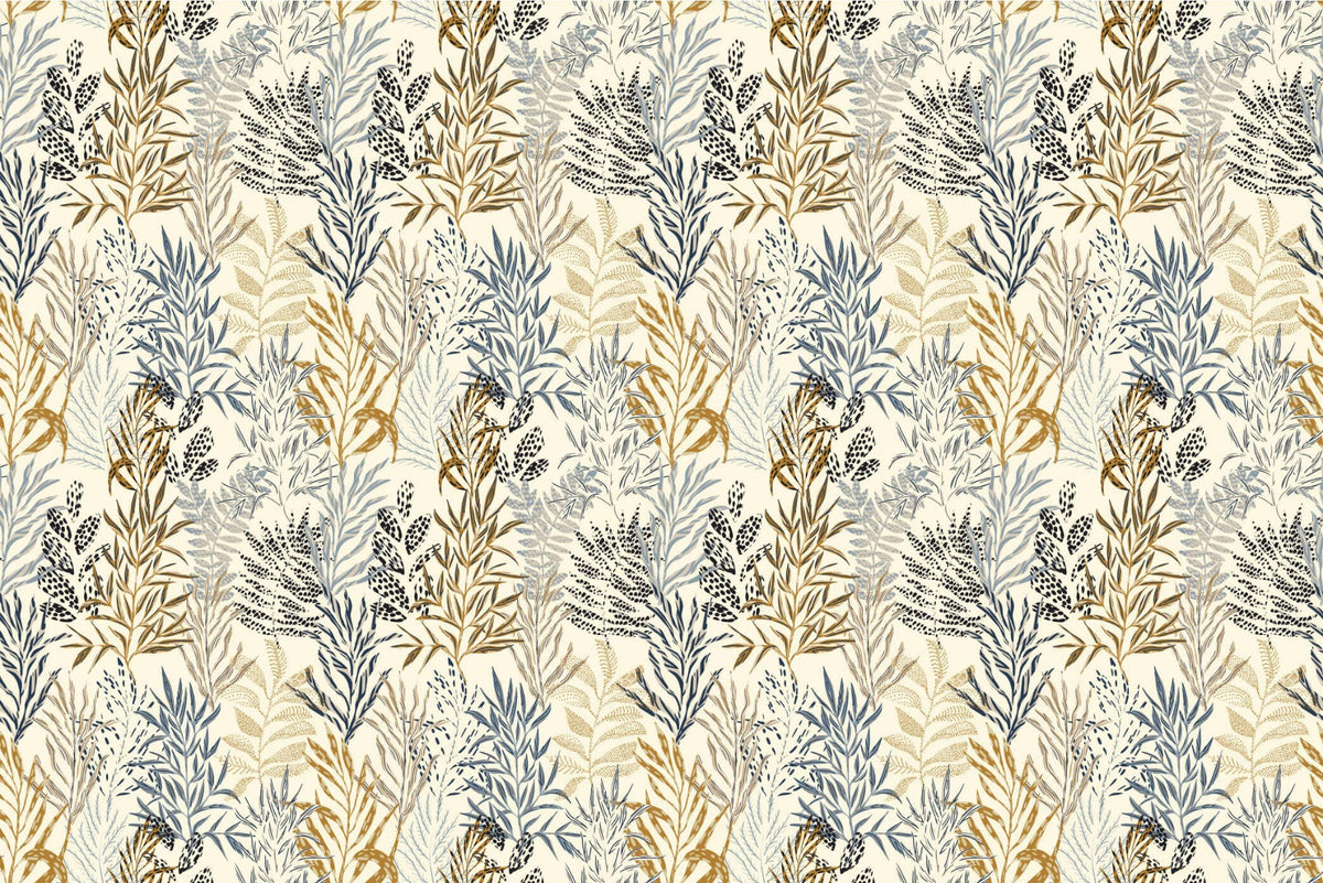 Wild Botanical Artistry Wallpaper in your room — zoomed