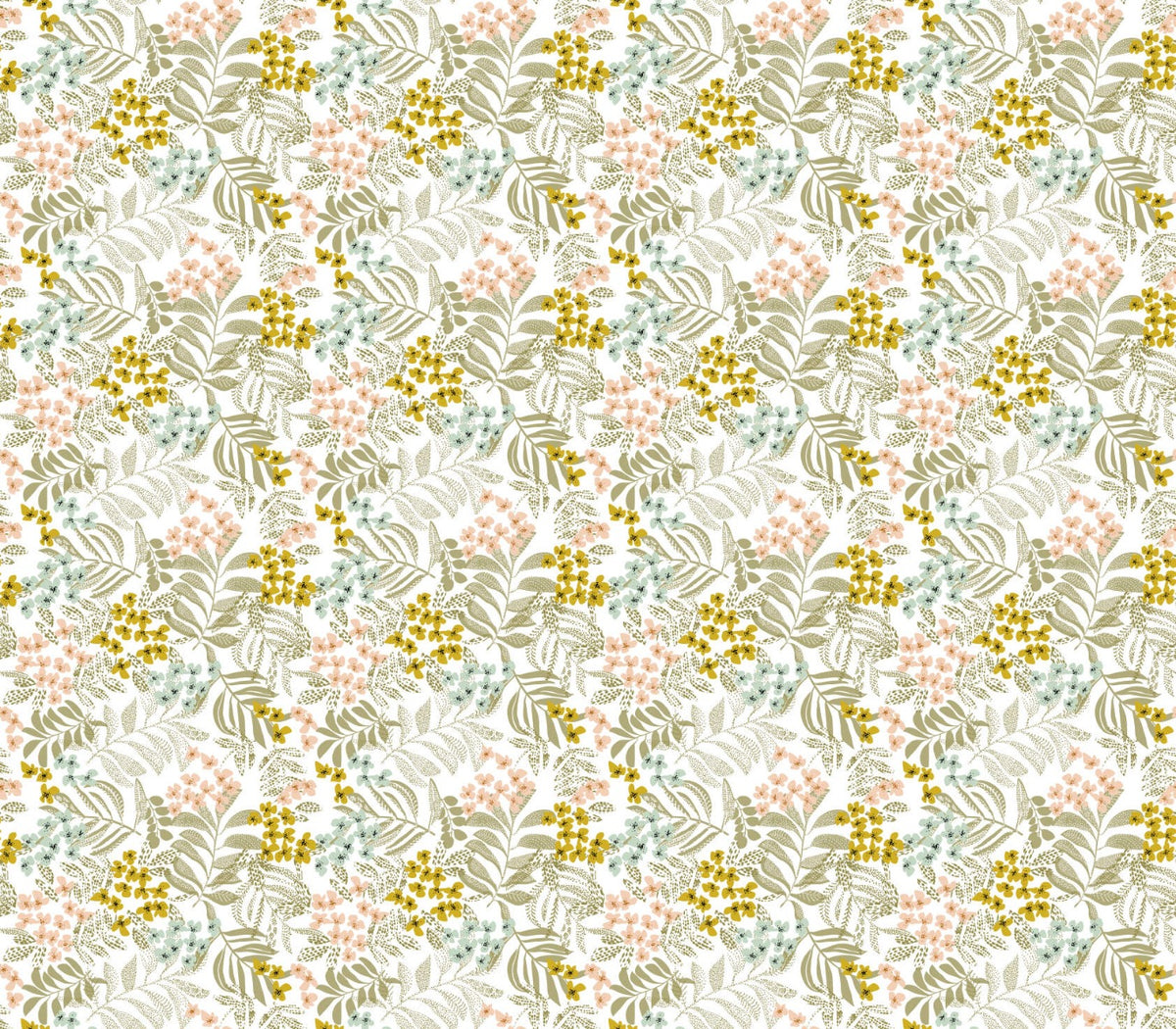 Blossoming Abstract Nature Wallpaper in your room