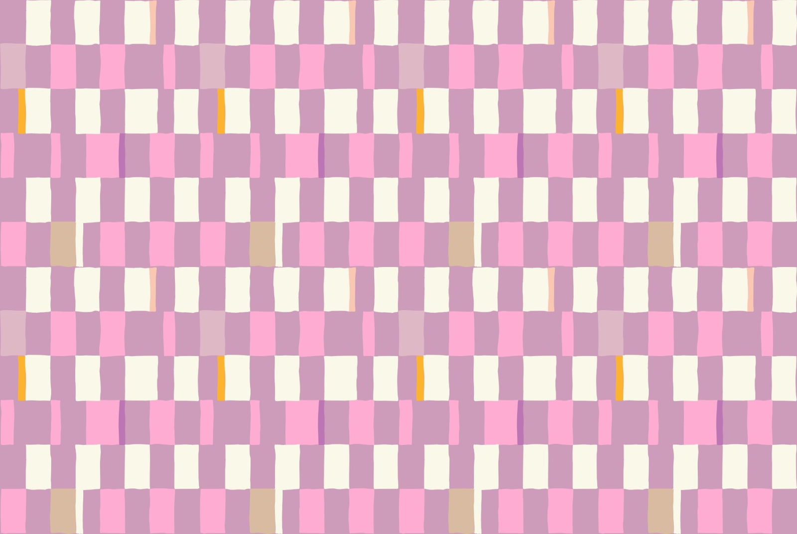 Chic Mosaic Checkerboard Wallpaper