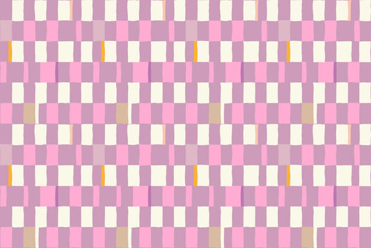 Chic Mosaic Checkerboard Wallpaper