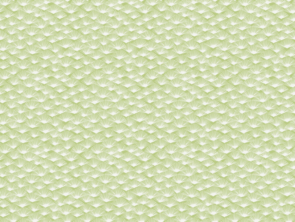 Tropical Fanfare Sage Wallpaper in your room