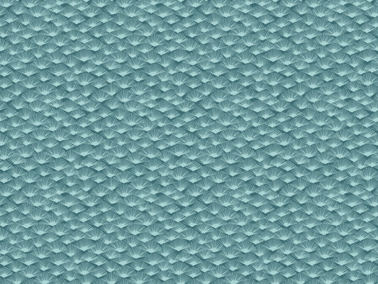 Tropical Teal Fanfare Wallpaper