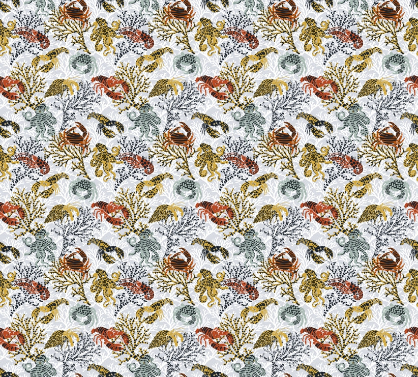 Aquatic Life Mural Wallpaper