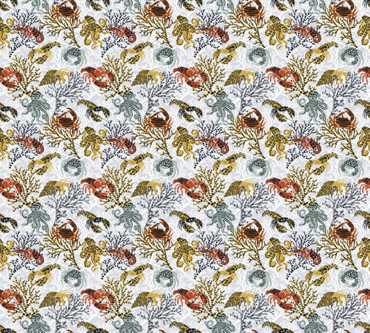 Aquatic Life Mural Wallpaper