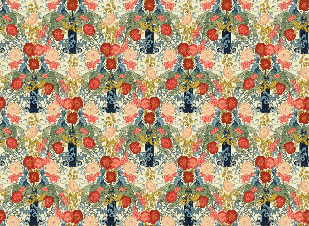 Heritage Rose Garden Wallpaper