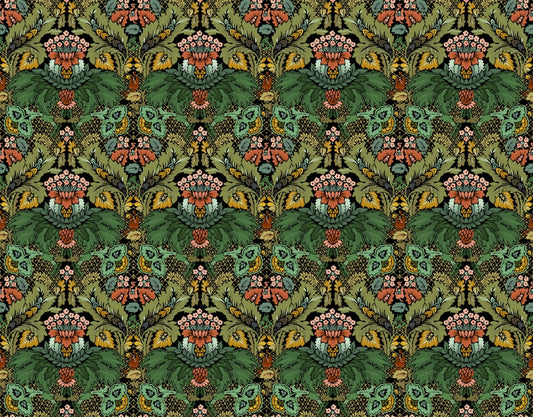 Victorian Floral Elegance Wallpaper