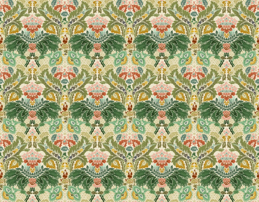 Victorian Ivory Bloom Wallpaper