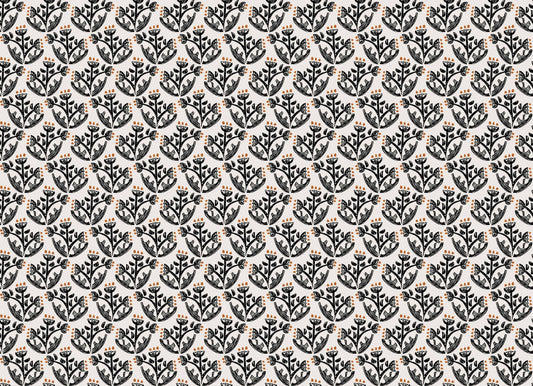 Botanical Charm Modern Wallpaper