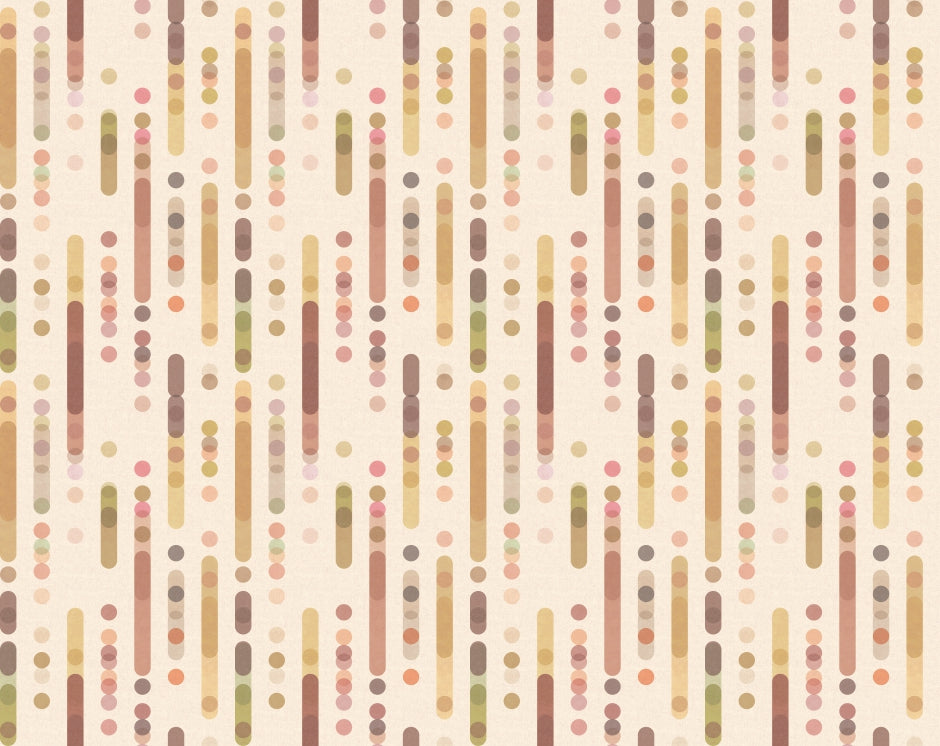 Cozy Geometrix Wallpaper in your room — zoomed