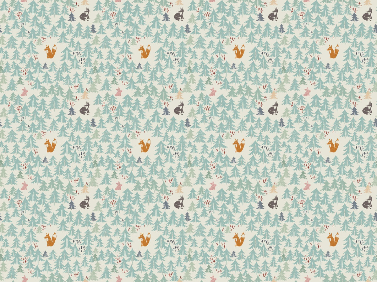 Mystical Woodland Creatures Wallpaper in your room — zoomed
