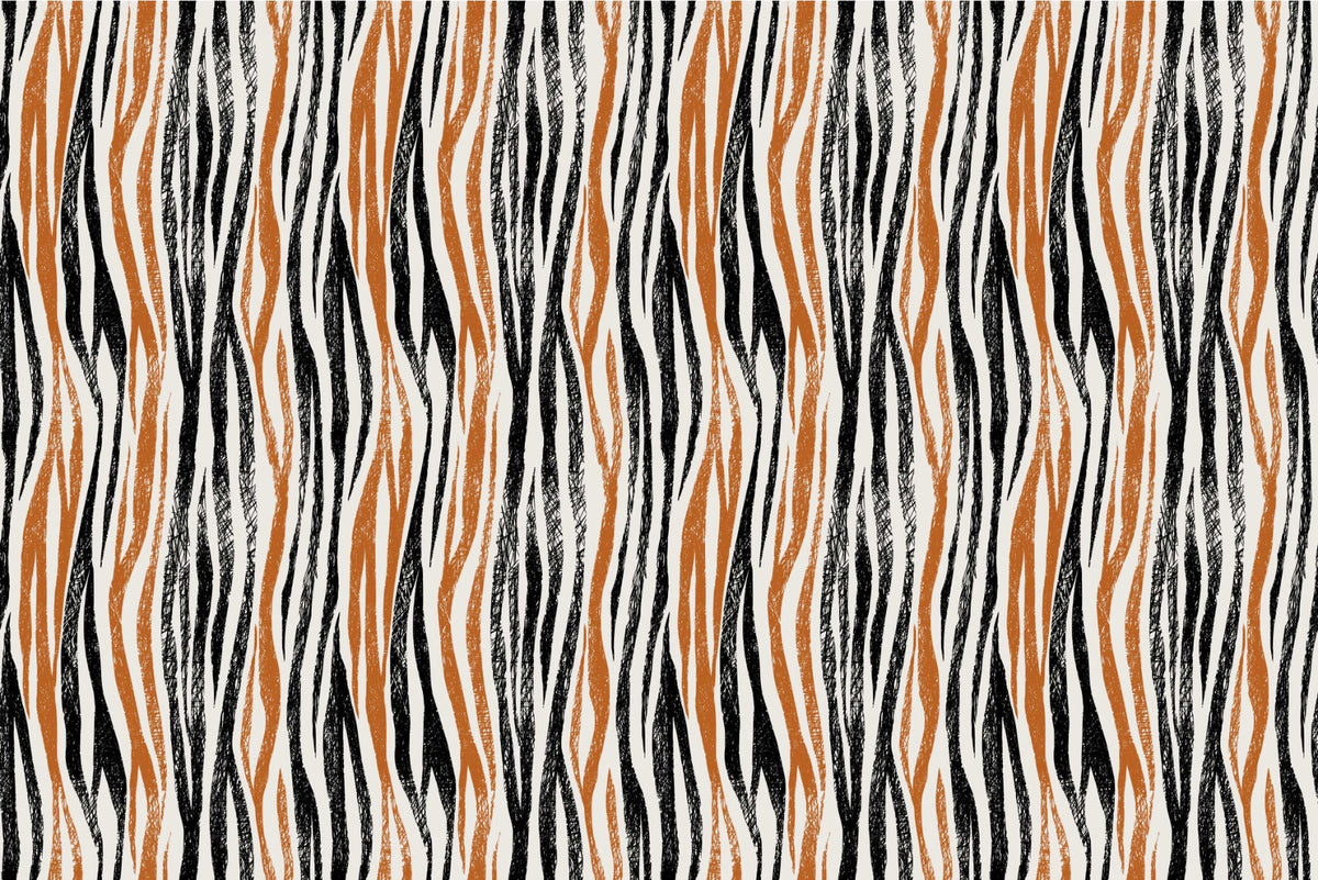 Striped Elegance Stylish Wallpaper in your room