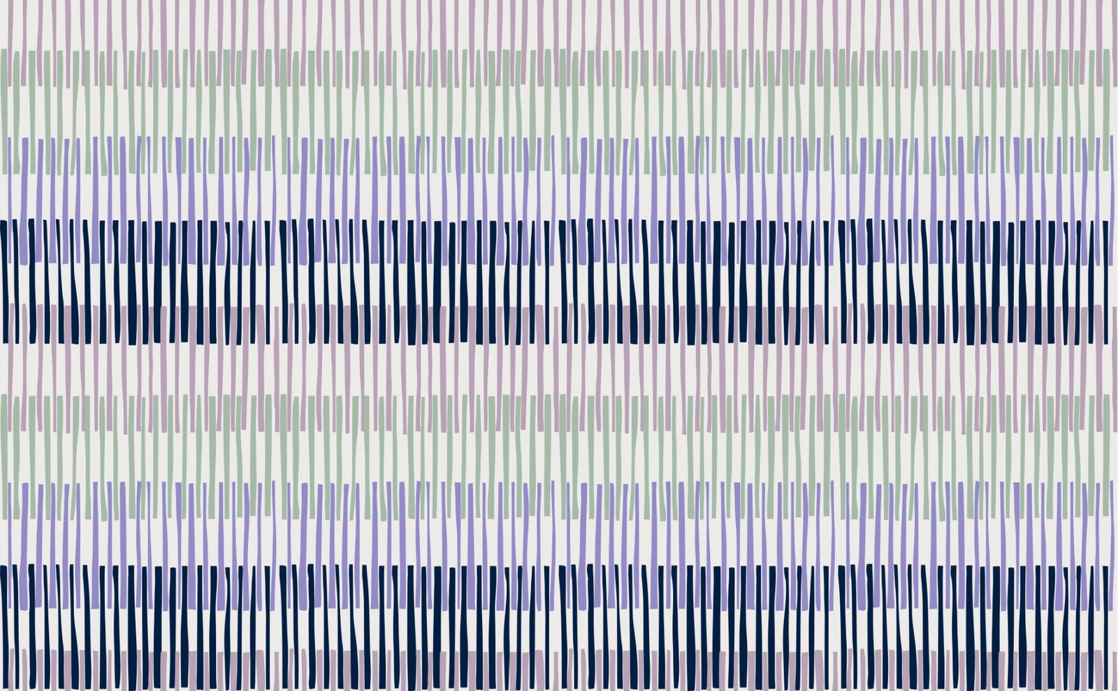 Chic Lilac Serenade Stripes Wallpaper