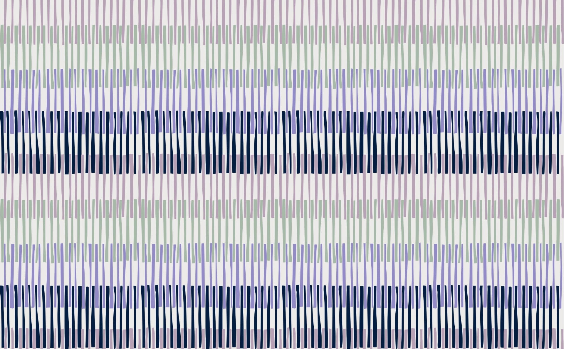 Chic Lilac Serenade Stripes Wallpaper