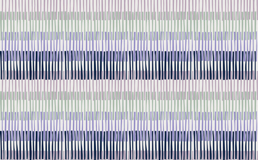 Chic Lilac Serenade Stripes Wallpaper