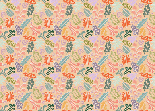 Vintage Botanical Symphony Wallpaper