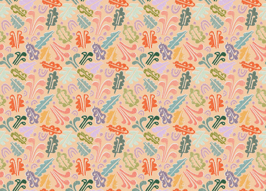 Vintage Botanical Symphony Wallpaper