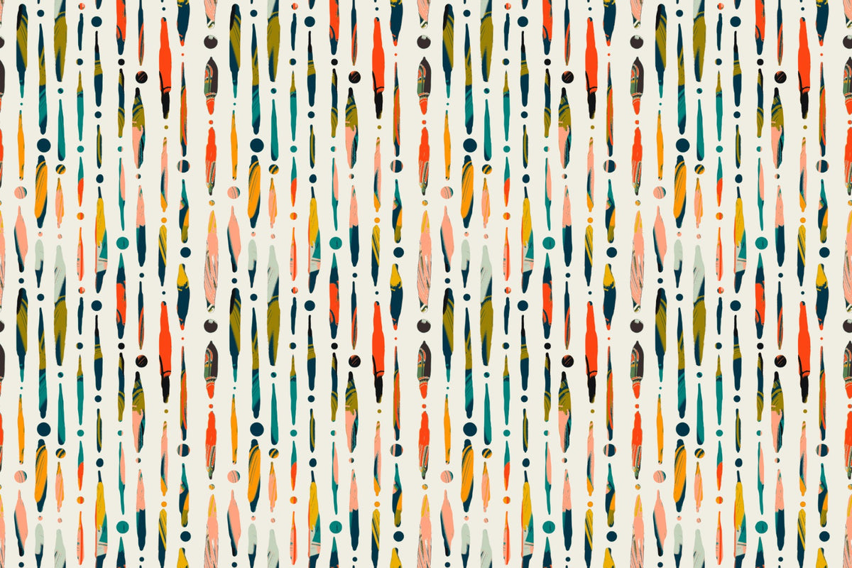 Vibrant Brushstroke Symphony Wallpaper in your room