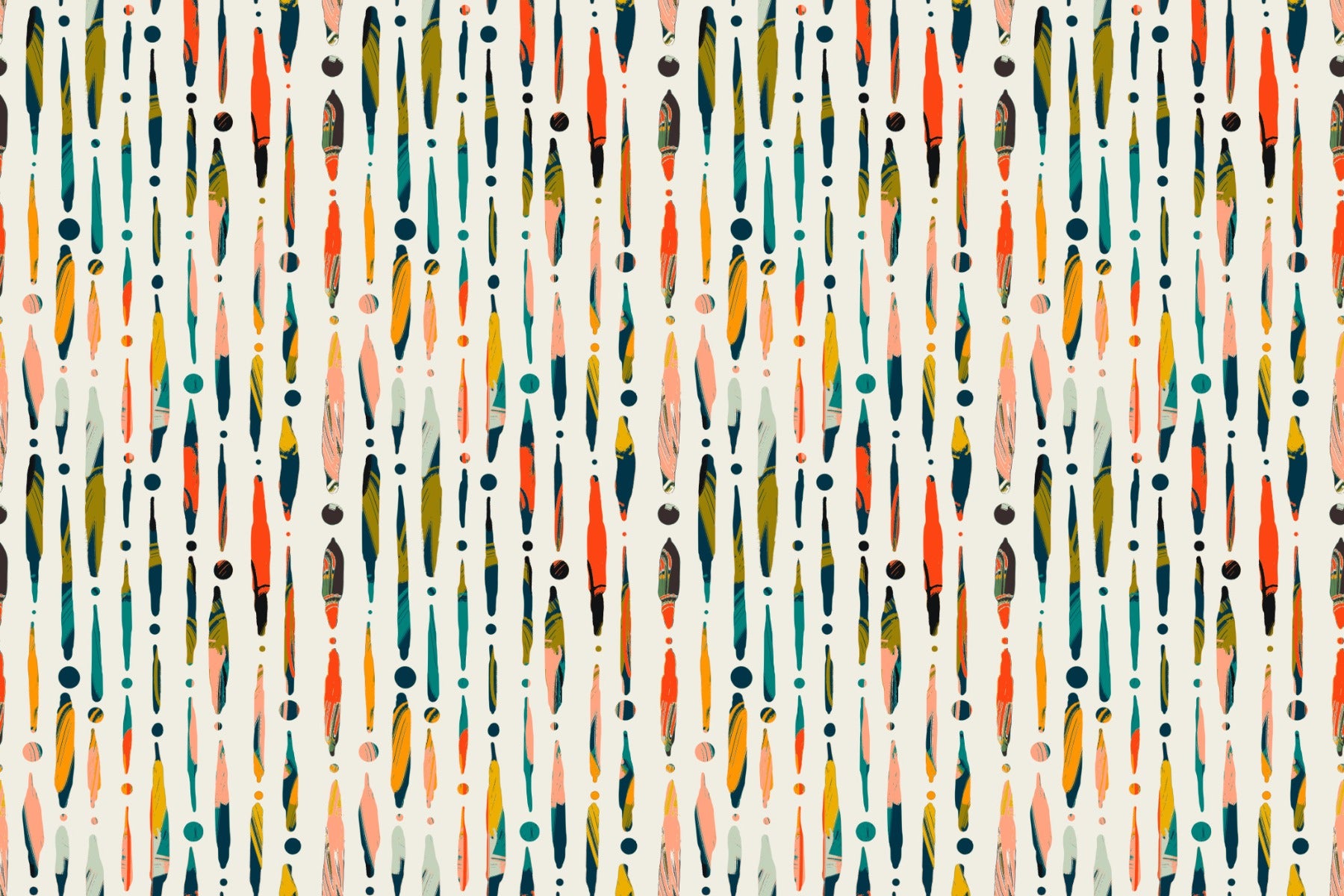 Vibrant Brushstroke Symphony Wallpaper