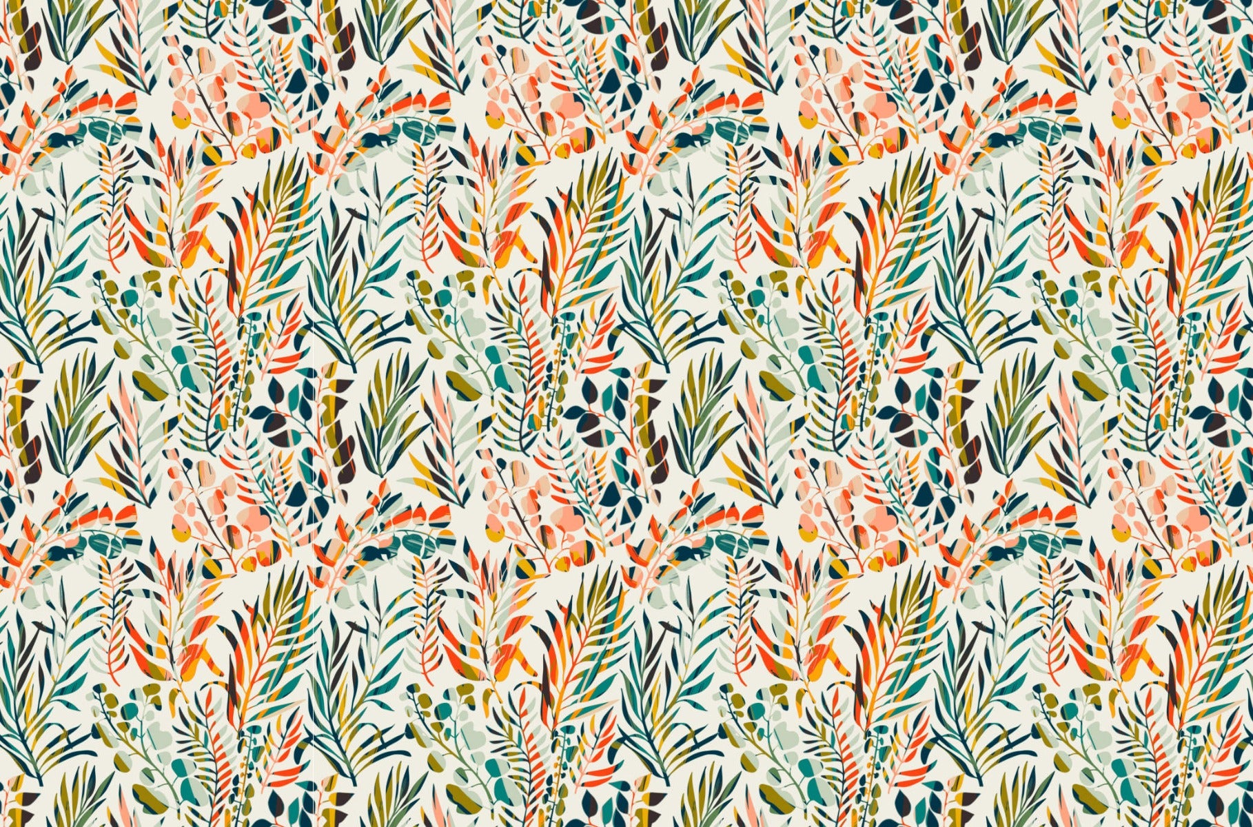 Botanical Fiesta Wallpaper Mural