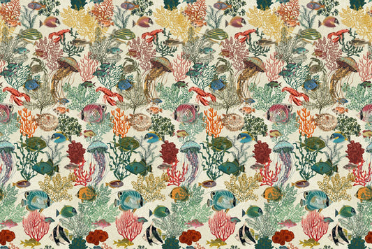 Aquatic Ballet Wallpaper Mural