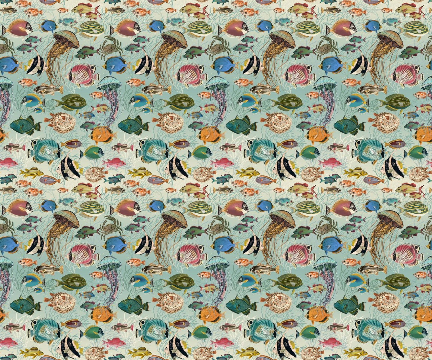 Underwater Serenade Wallpaper in your room — zoomed