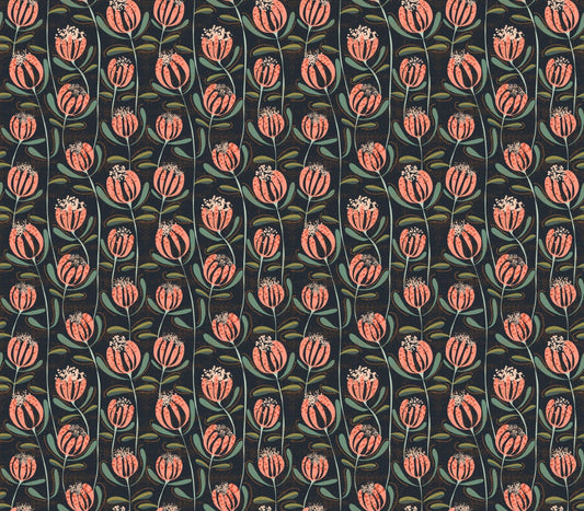 Blooming Elegance Floral Wallpaper
