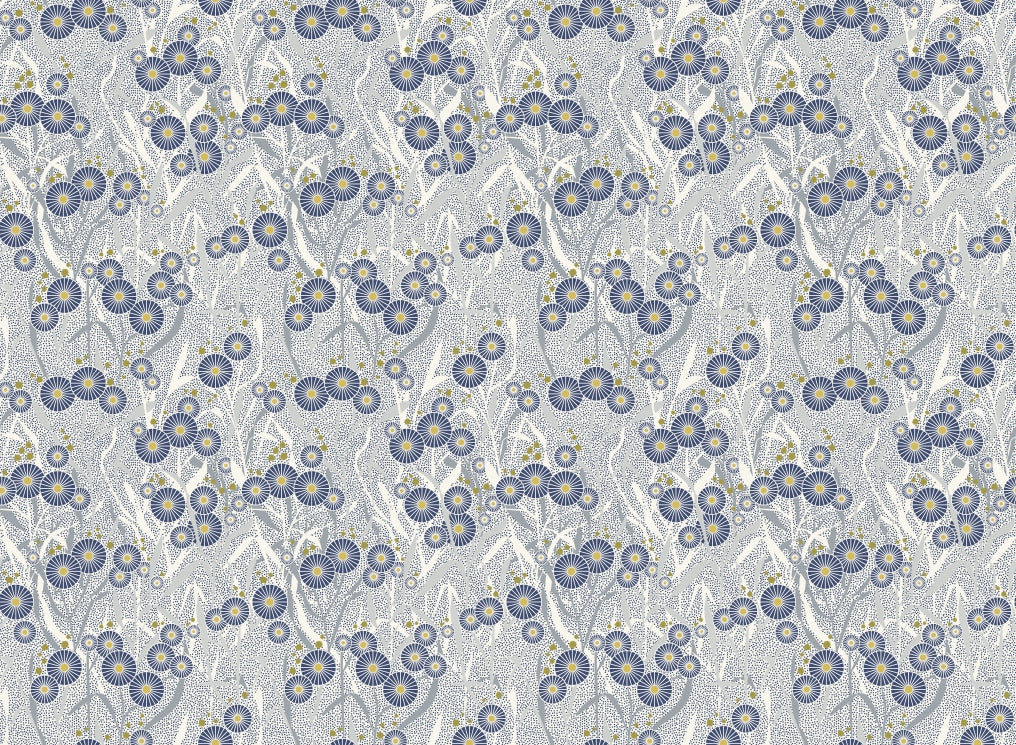 Nordic Petals Wallpaper in your room