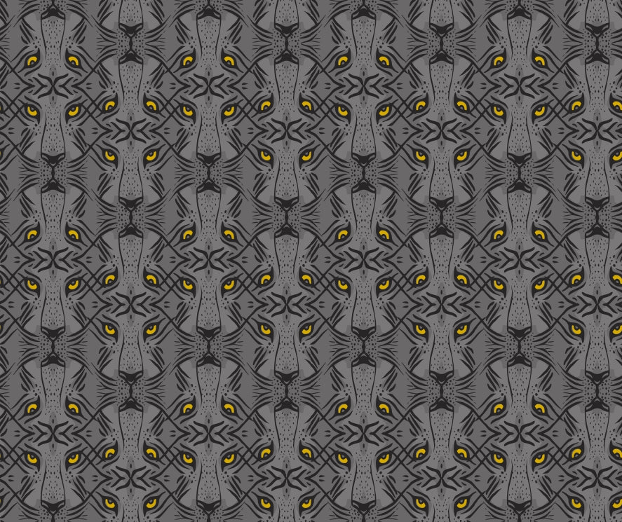Tiger Gaze Hypnotic Wallpaper in your room — zoomed