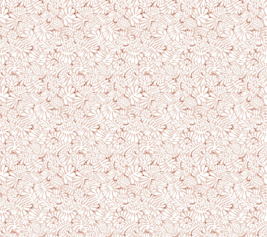 Whimsical Blush Botanical Wallpaper