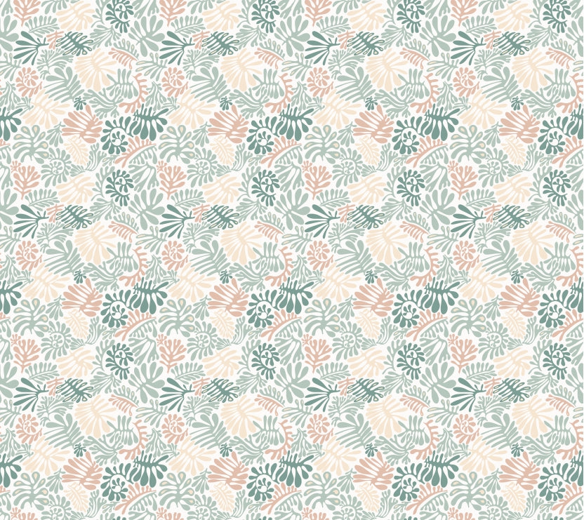 Botanical Elegance Wallpaper in your room — zoomed
