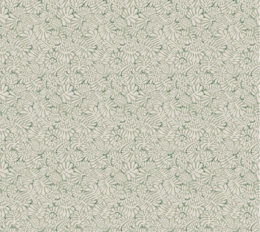 Matisse Leaves Sage Green Wallpaper