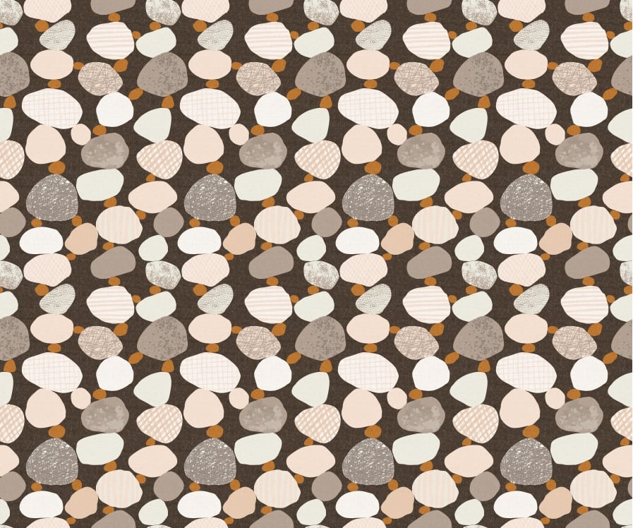 Chic Pebbled Elegance Wallpaper