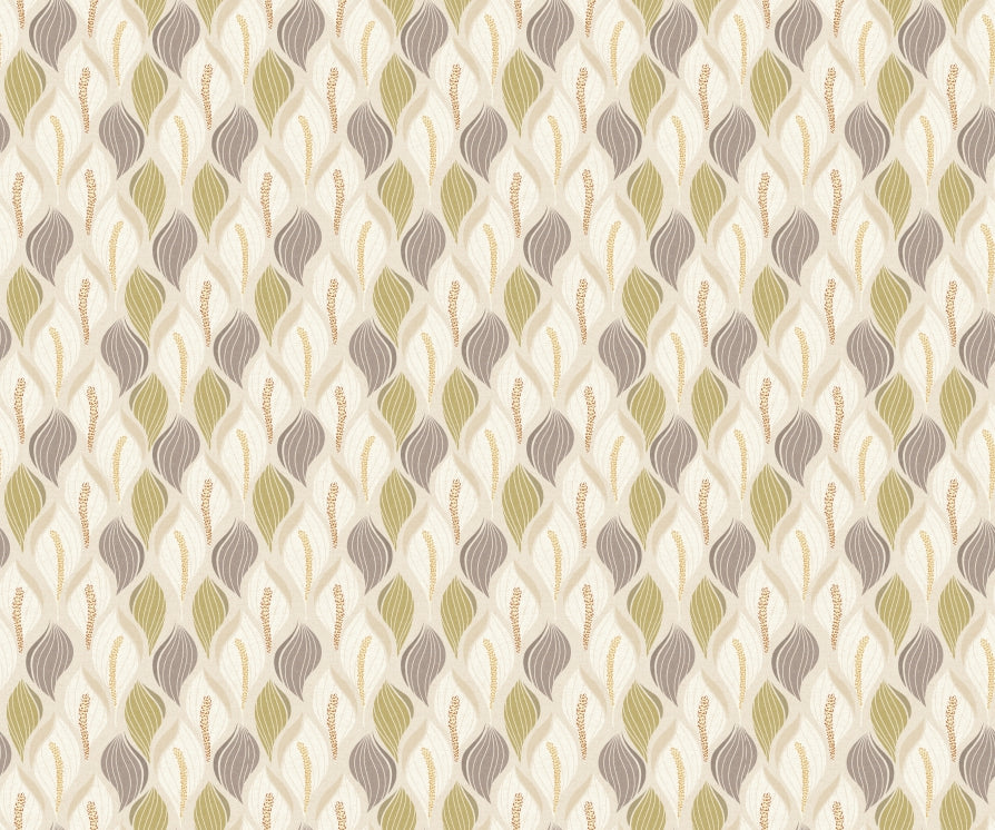 Seamless Serenity Lily Wallpaper in your room