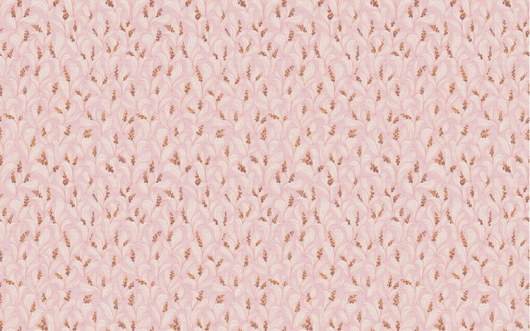 Whimsical Lily Valley Dance Wallpaper in your room — zoomed