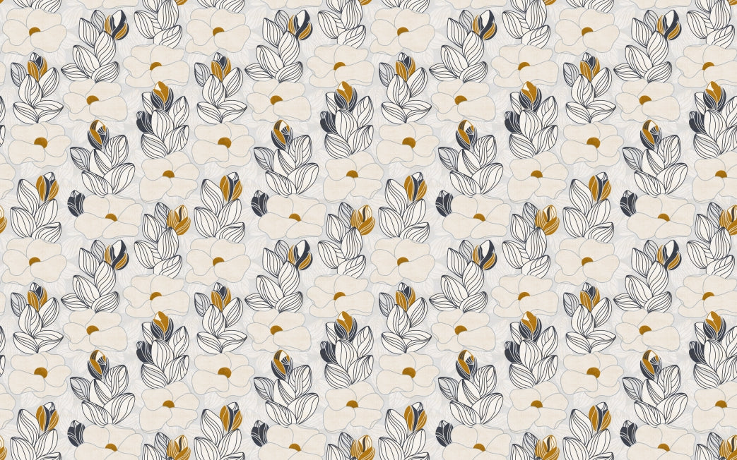 Whimsical Water Lilies Wallpaper