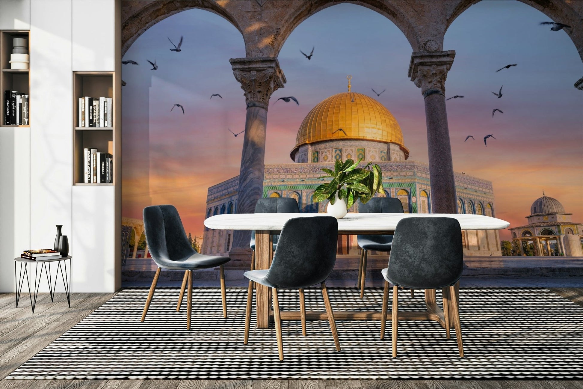 Spiritual wall mural

