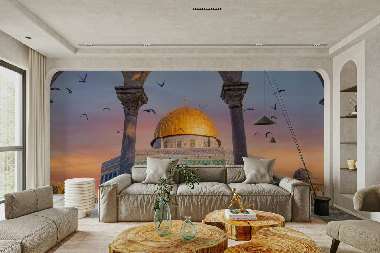 Dome of the Rock mural

