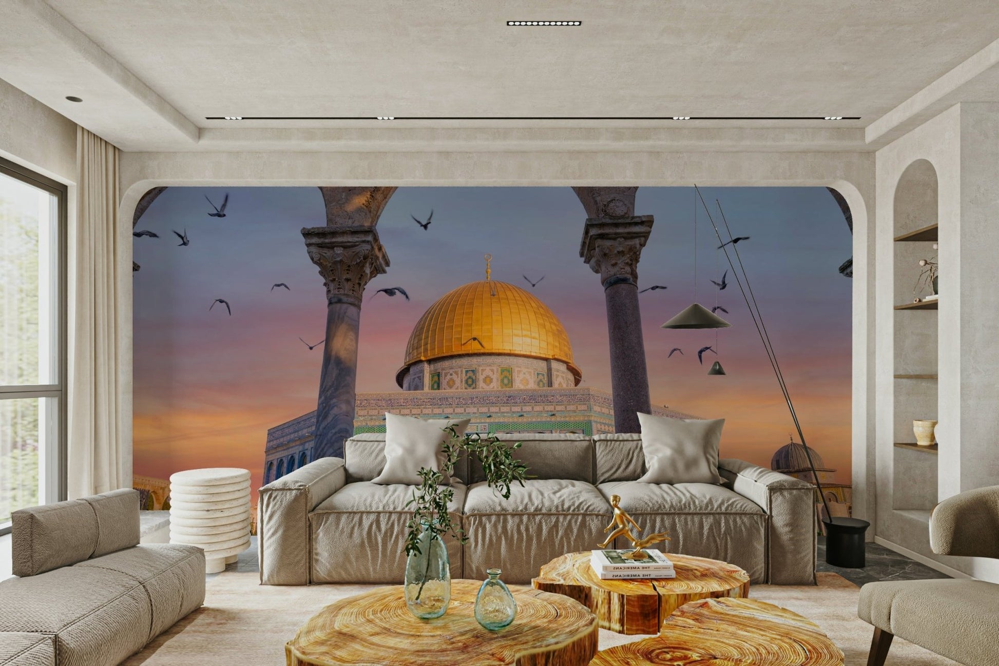 Dome of the Rock mural

