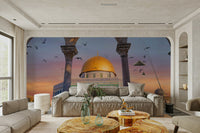 Dome of the Rock mural

