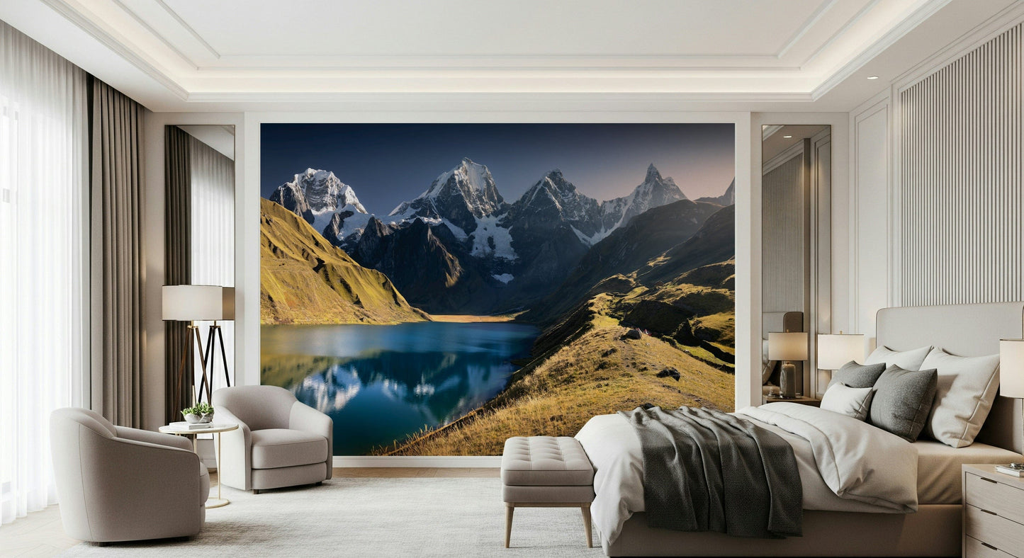 Andean Peaks & Serene Lake Wall Mural -2316692