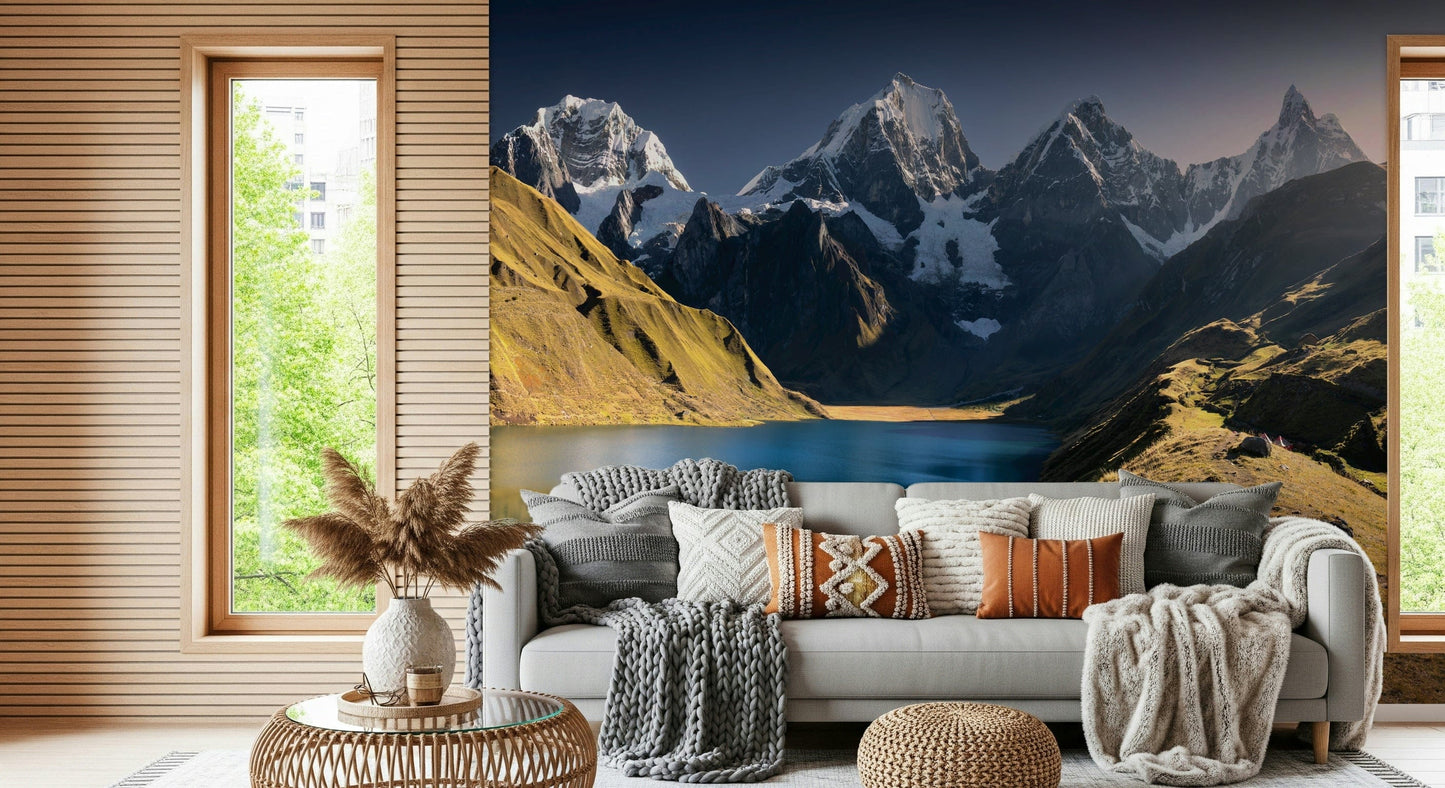 Andean Peaks & Serene Lake Wall Mural -2316692