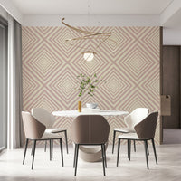 Scattered repeating V-shapes in Angled Stripes sharp design.
