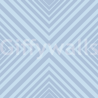 Fresh Angles of Azure mural room accent striking symmetry.