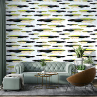 Vibrant Animalia v2 wall covering with wild animals

