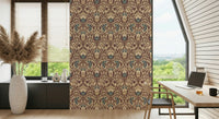 Traditional Antique Floral Flourish luxurious wall covering.