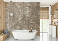 Natural brown fabric wallpaper design
