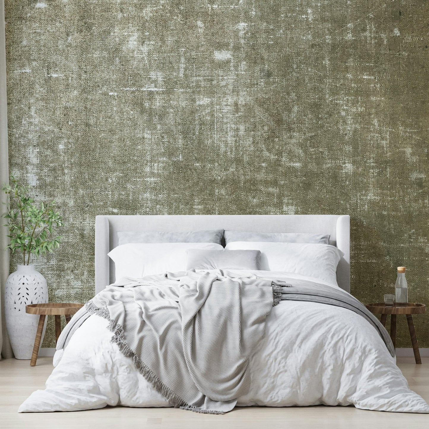 Natural khaki wall backdrop
