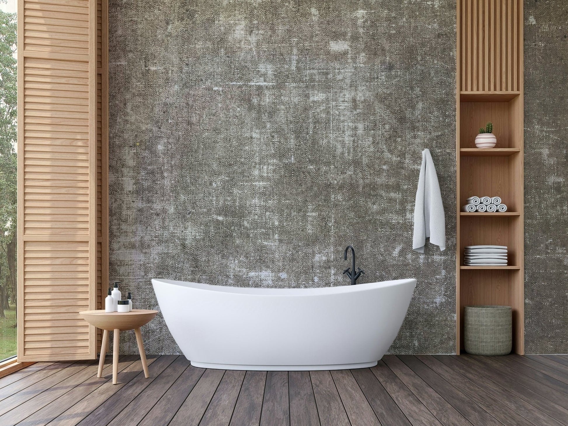Cozy wallpaper for living spaces
