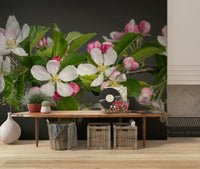 Apple Blossom Charm wallpaper showcasing delicate spring bloom.