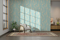 A classic tiger stripe wallpaper for walls with a forest theme.

